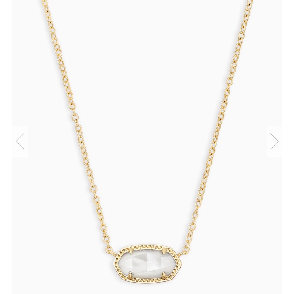 Kendra Scott Elisa Pendant Necklace in Ivory Pearl